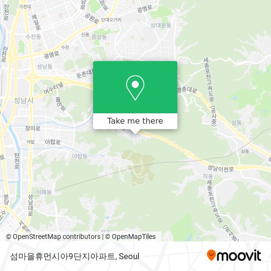 섬마을휴먼시아9단지아파트 map
