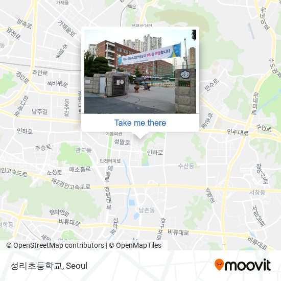 성리초등학교 map