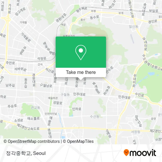 정각중학교 map