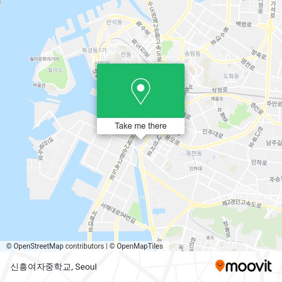 신흥여자중학교 map