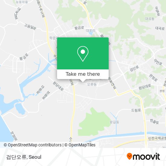 검단오류 map
