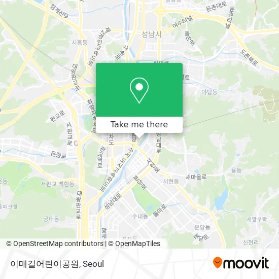 이매길어린이공원 map