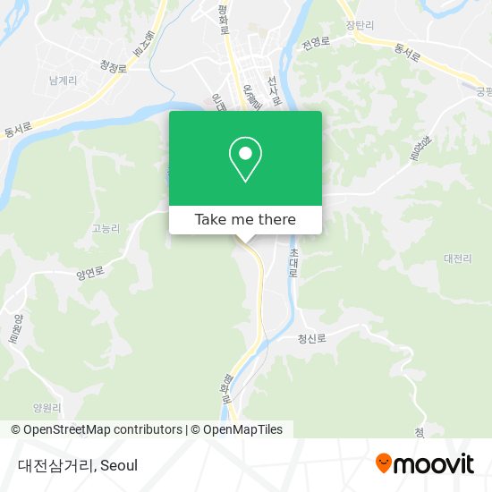 대전삼거리 map