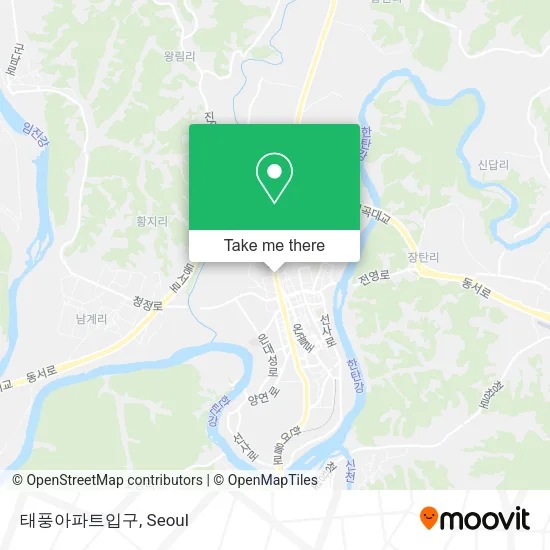 태풍아파트입구 map