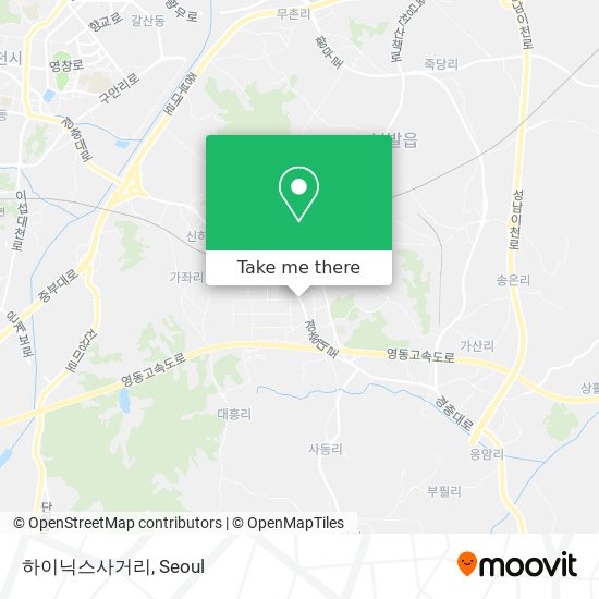 하이닉스사거리 map