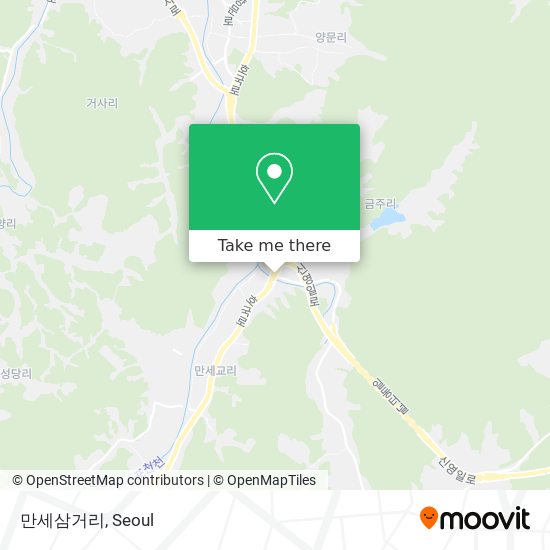 만세삼거리 map