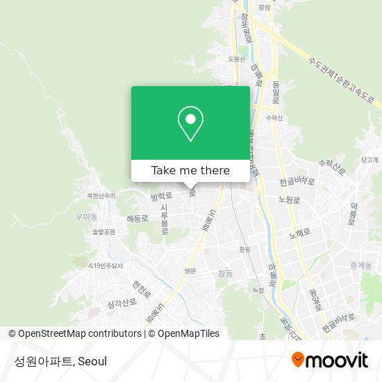 성원아파트 map