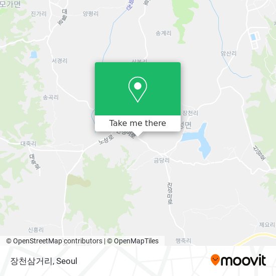 장천삼거리 map