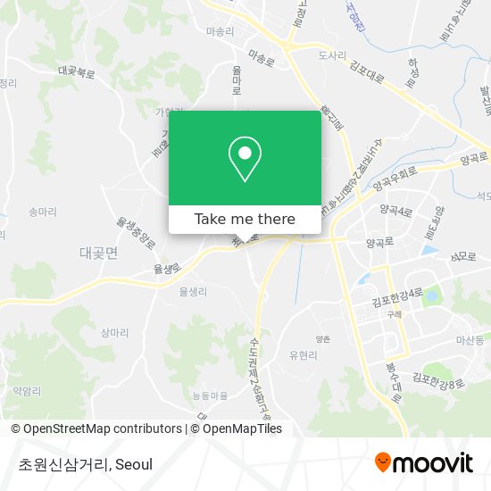 초원신삼거리 map