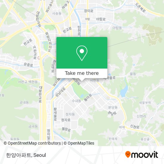 한양아파트 map
