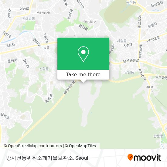 방사선동위원소폐기물보관소 map