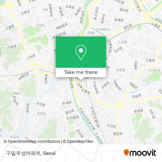 구일우성아파트 map