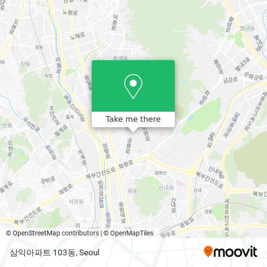 삼익아파트 103동 map