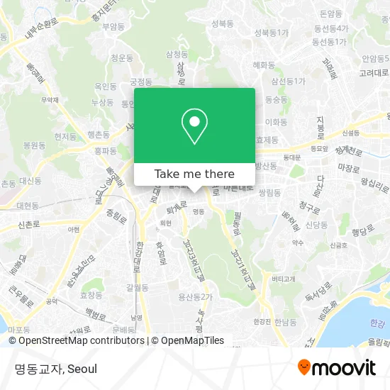 명동교자 map