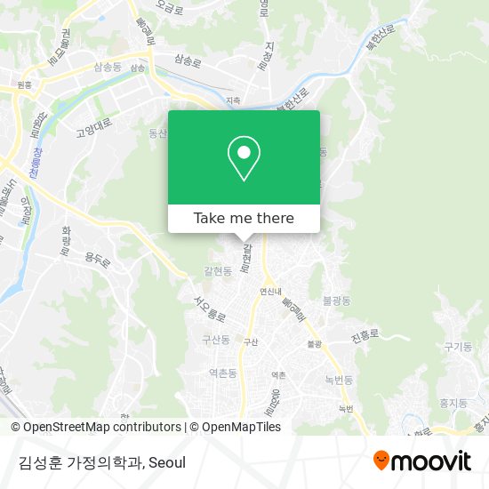 김성훈 가정의학과 map