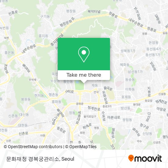 문화재청 경복궁관리소 map