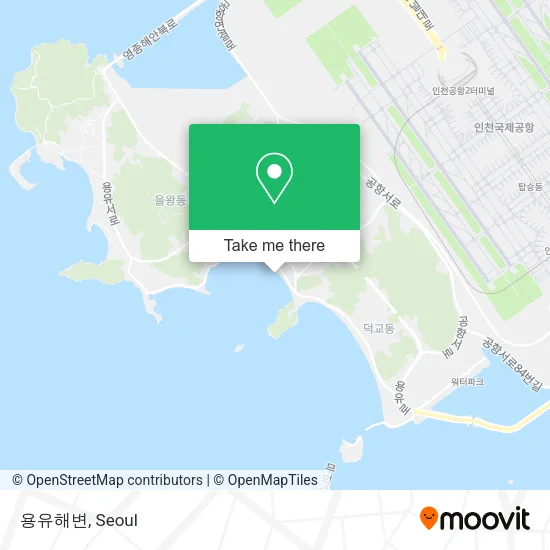 용유해변 map