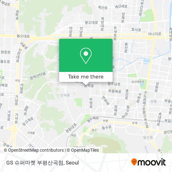 GS 슈퍼마켓 부평산곡점 map