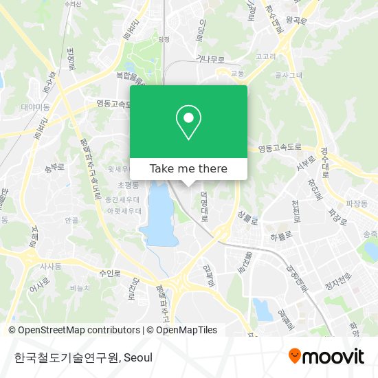 한국철도기술연구원 map