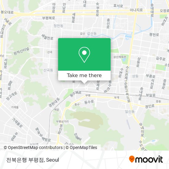 전북은행 부평점 map