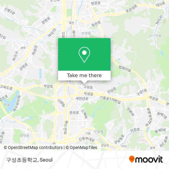 구성초등학교 map