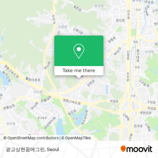 광교상현꿈에그린 map