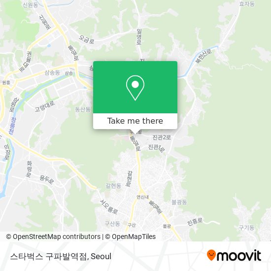스타벅스 구파발역점 map
