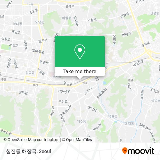 청진동 해장국 map