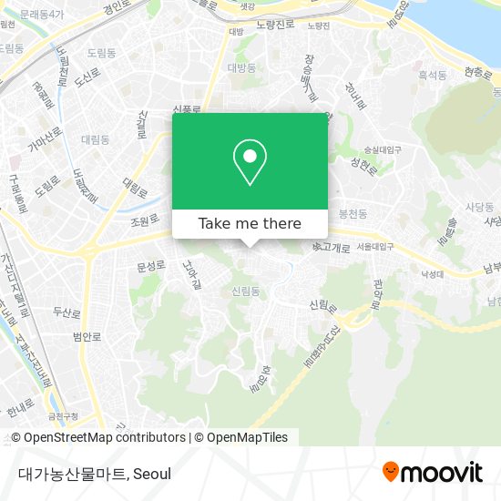 대가농산물마트 map