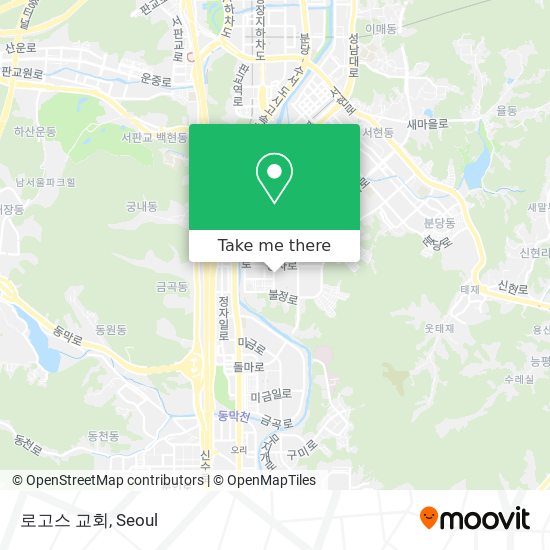 로고스 교회 map