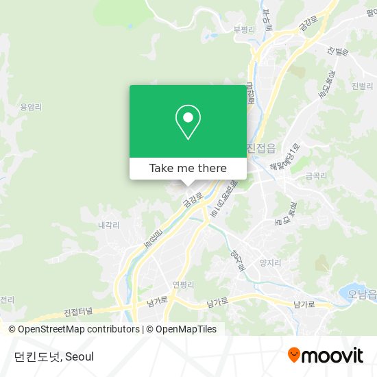 던킨도넛 map