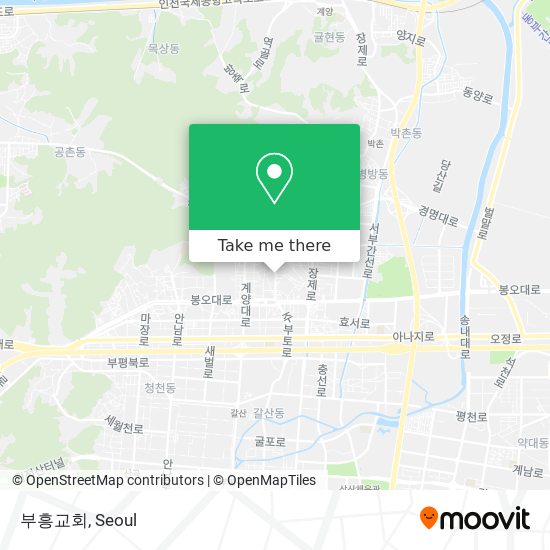 부흥교회 map