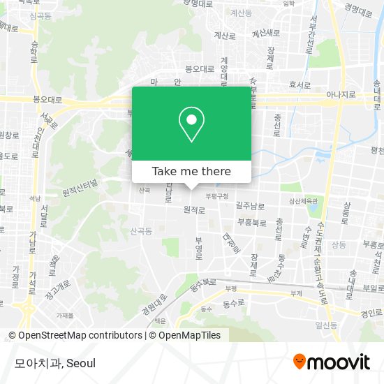 모아치과 map