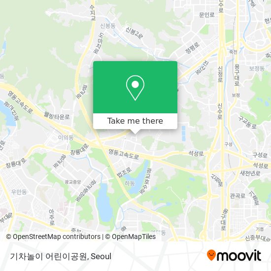 기차놀이 어린이공원 map