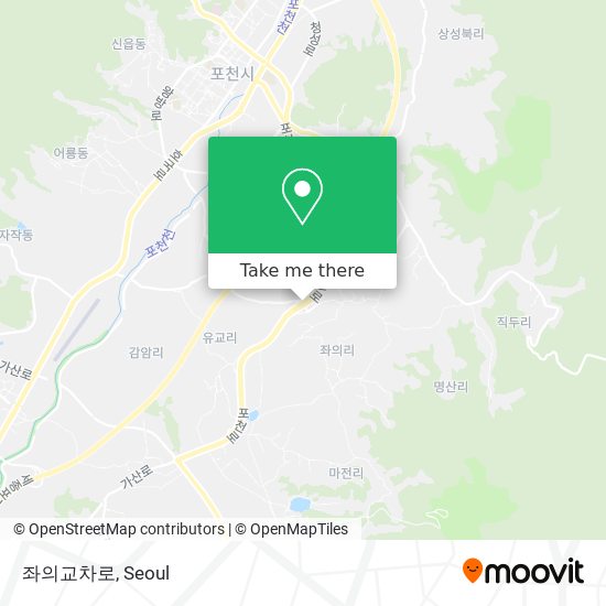 좌의교차로 map