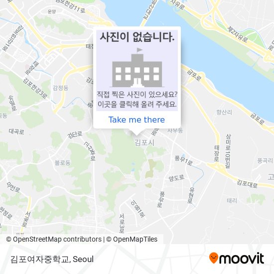 김포여자중학교 map