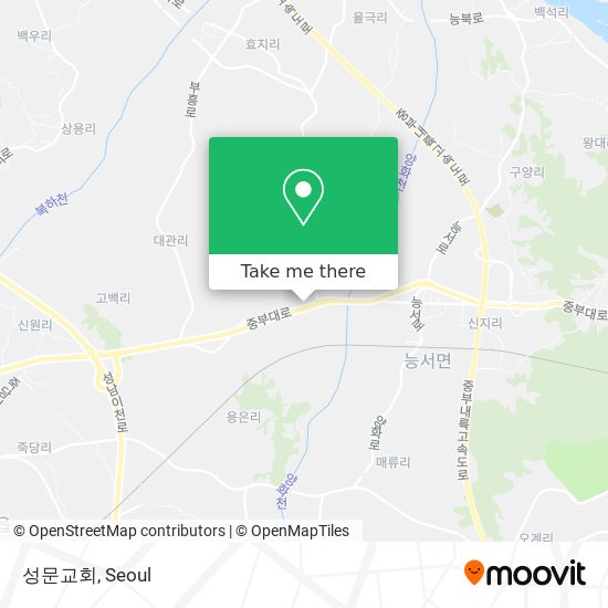 성문교회 map
