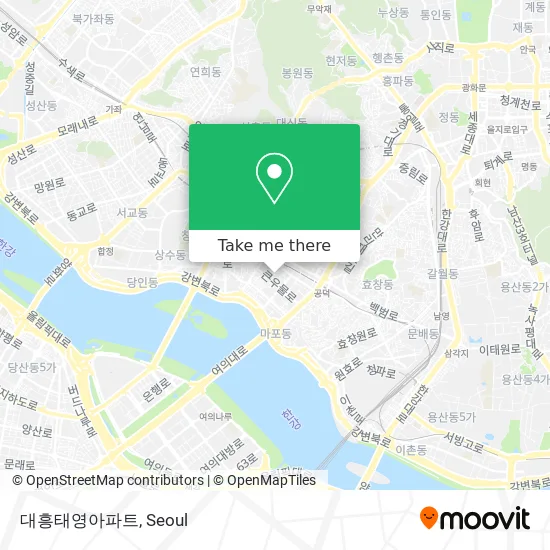 대흥태영아파트 map
