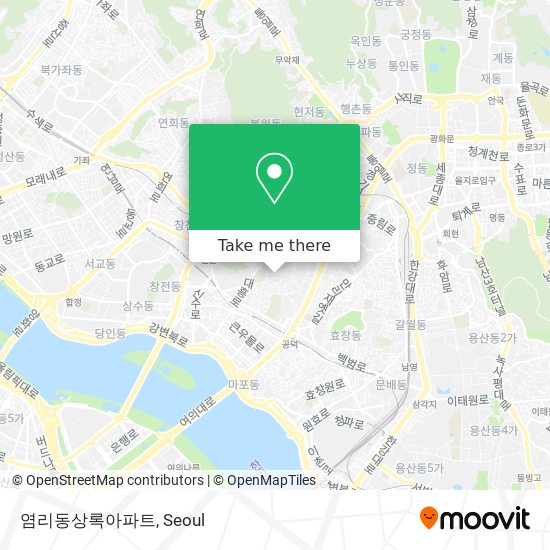 염리동상록아파트 map