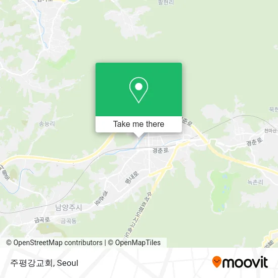 주평강교회 map