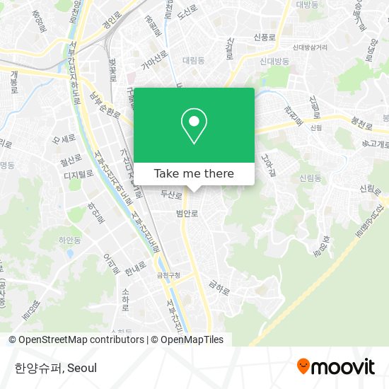 한양슈퍼 map