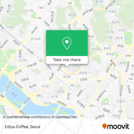Ediya Coffee map