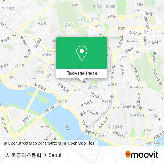 서울공덕초등학교 map
