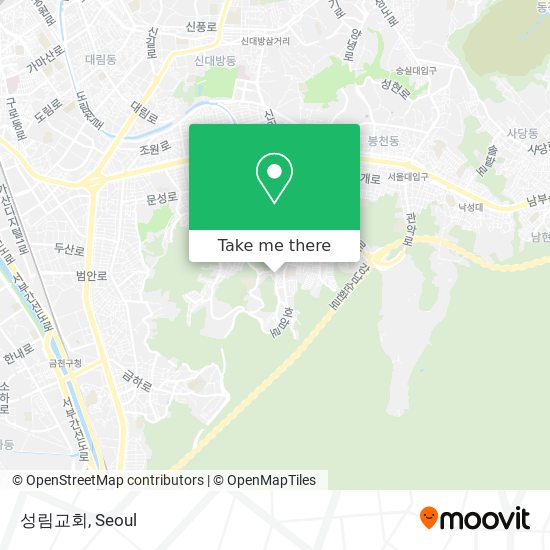 성림교회 map