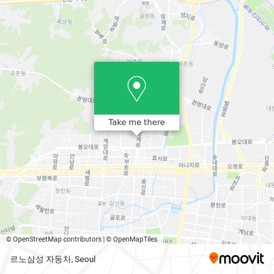 르노삼성 자동차 map