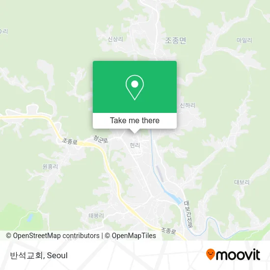 반석교회 map