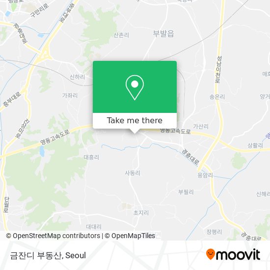 금잔디 부동산 map