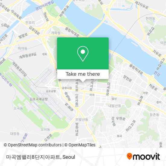 마곡엠밸리8단지아파트 map