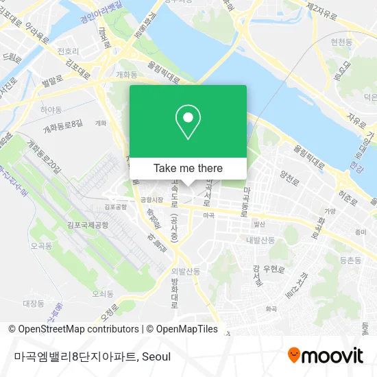 마곡엠밸리8단지아파트 map