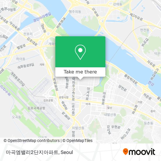 마곡엠밸리2단지아파트 map